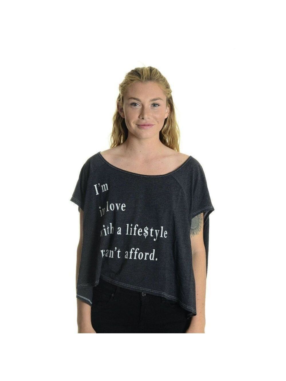 NWT Local Celebrity I'm in Love With A Lifestyle I can’t afford Tee M